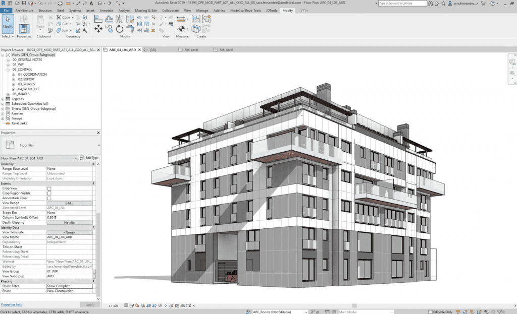 دوره جامع آموزش Revit – مسیر شما به سمت تسلط بر مدلسازی اطلاعات ساختمان (BIM) با شرکت در دوره آموزش رویت آموزشگاه هفت سان، مهارت‌های تخصصی و حرفه‌ای در طراحی سه‌بعدی، نقشه‌کشی دقیق و مدلسازی پروژه‌های معماری را به دست آورید. از مفاهیم پایه تا تکنیک‌های پیشرفته در محیط Revit را با ما تجربه کنید